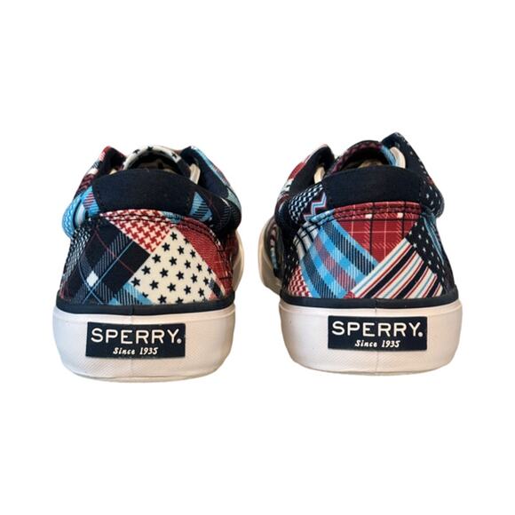 Sperry Striper USA Sneaker Shoes STS24450, Men sz 9 Red, White & Blue - Picture 5 of 7